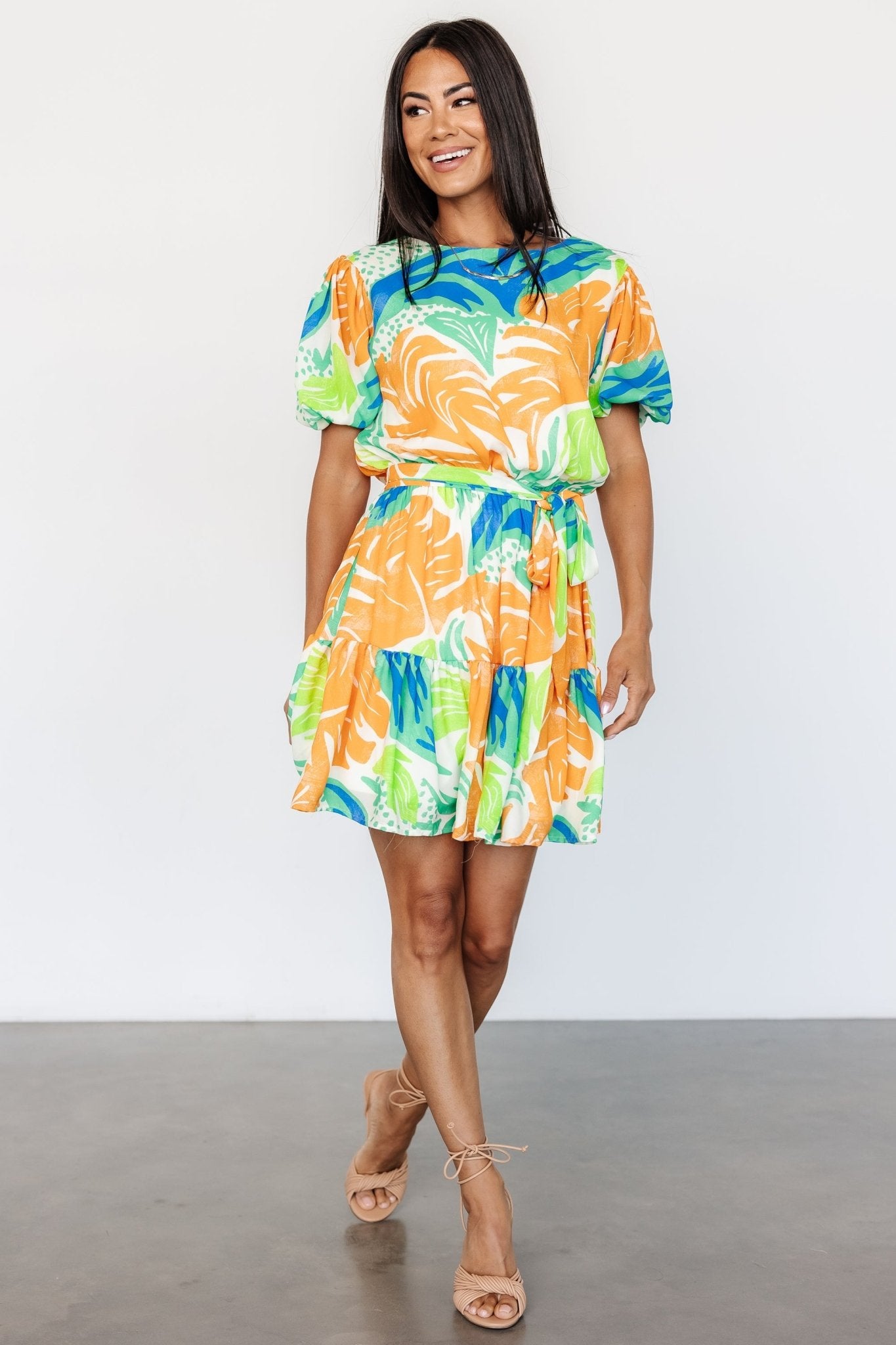 Cabo Short Dress | Multi Print - Baltic Born