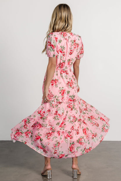 Cadella Maxi Dress | Pink Floral - Baltic Born