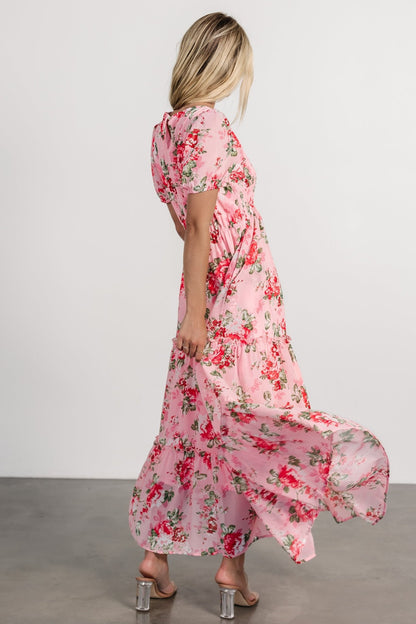 Cadella Maxi Dress | Pink Floral - Baltic Born