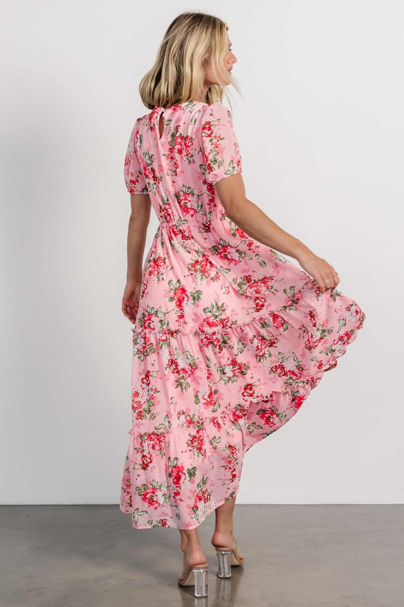 Cadella Maxi Dress | Pink Floral - Baltic Born