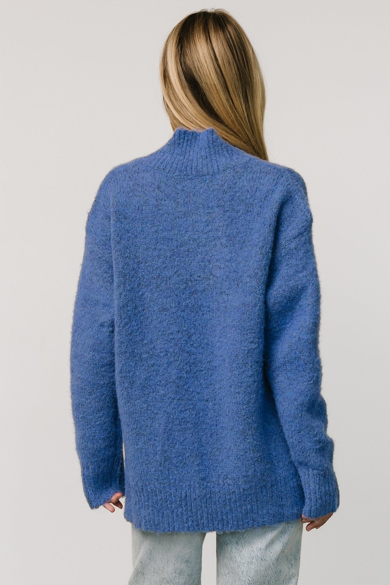 Calgary Oversized Sweater | Blue - Baltic Born