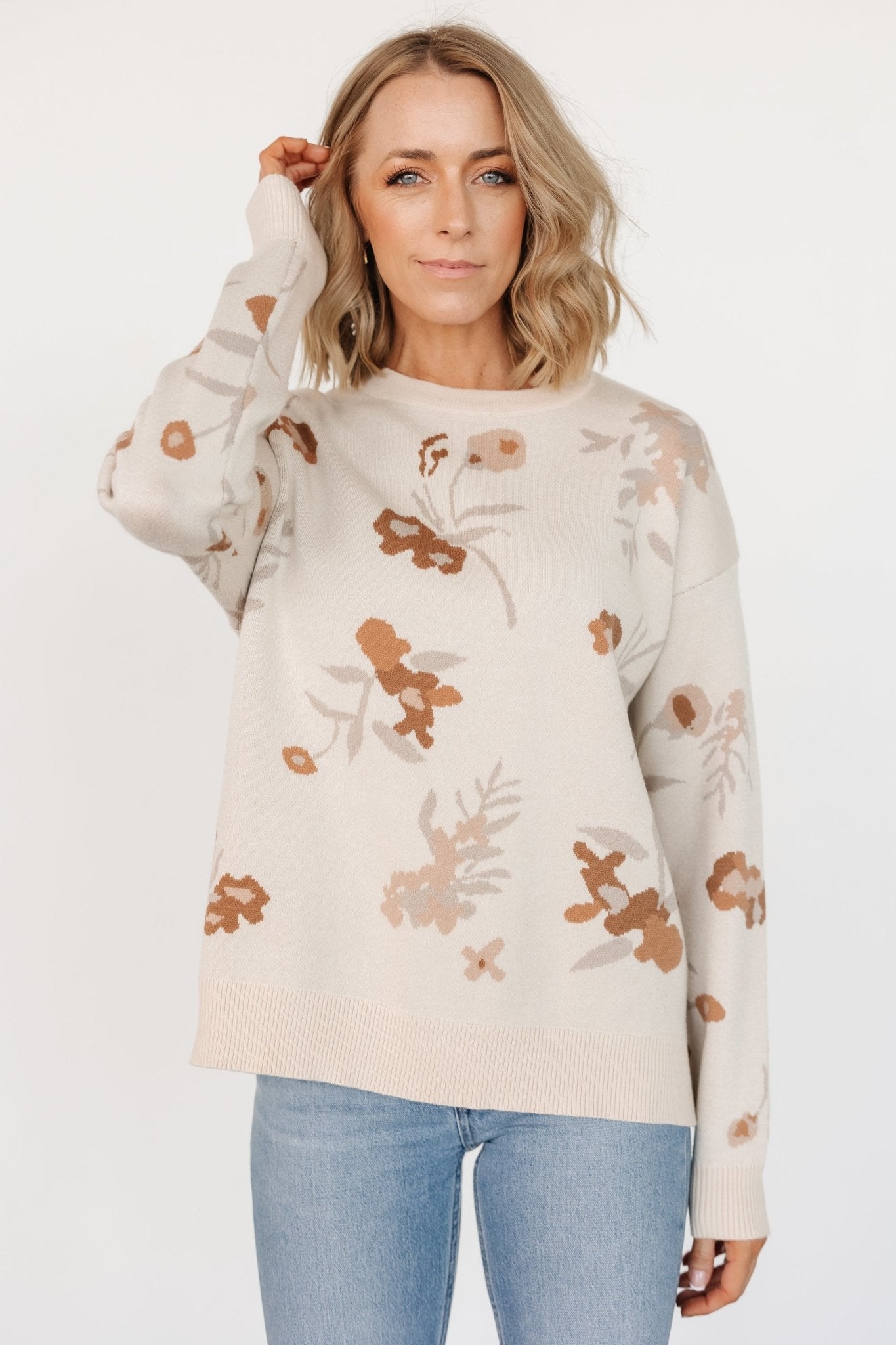 Calla Sweater | Natural Print - Baltic Born