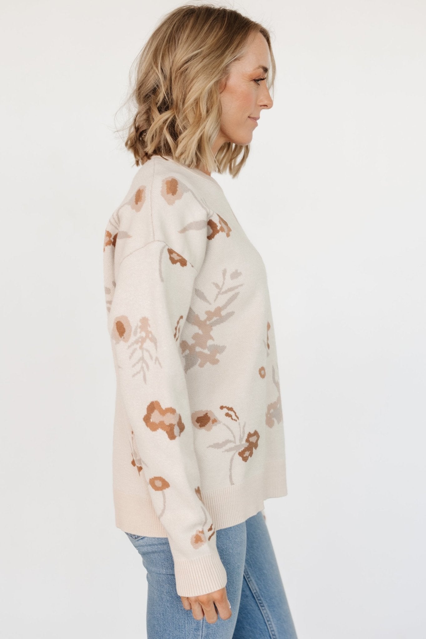 Calla Sweater | Natural Print - Baltic Born