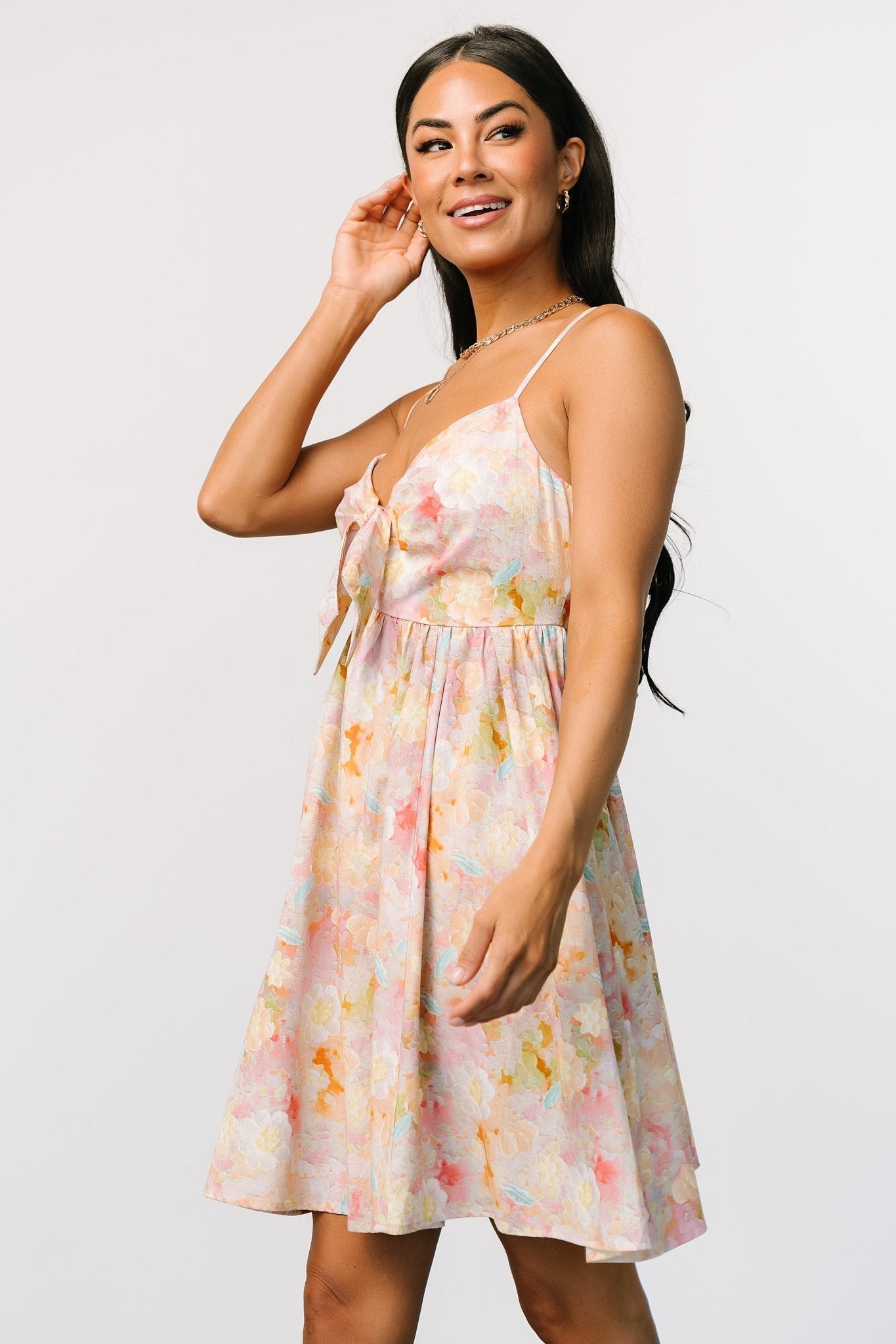 Camellia Mini Dress | Pastel Multi - Baltic Born