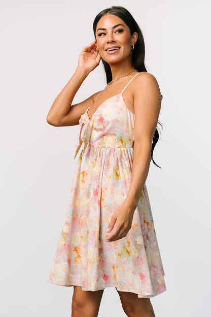 Camellia Mini Dress | Pastel Multi - Baltic Born