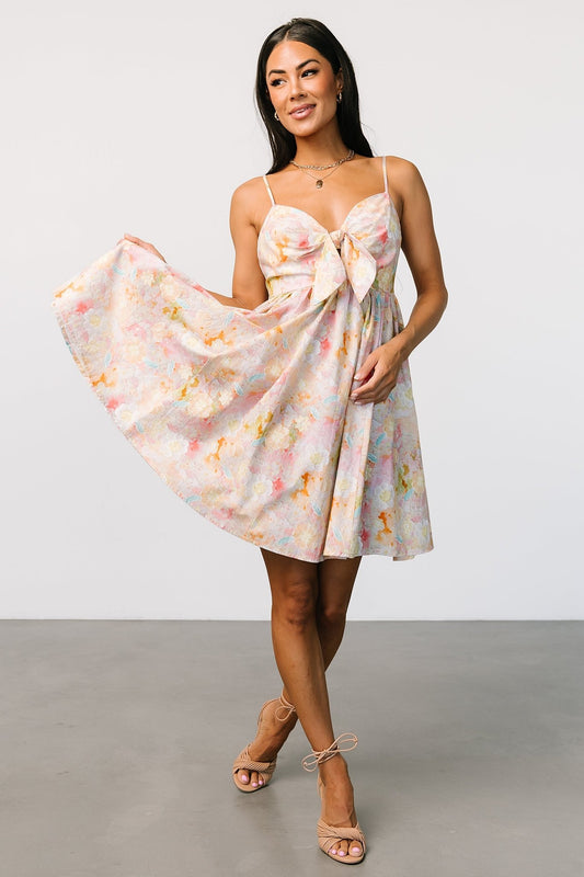 Camellia Mini Dress | Pastel Multi - Baltic Born