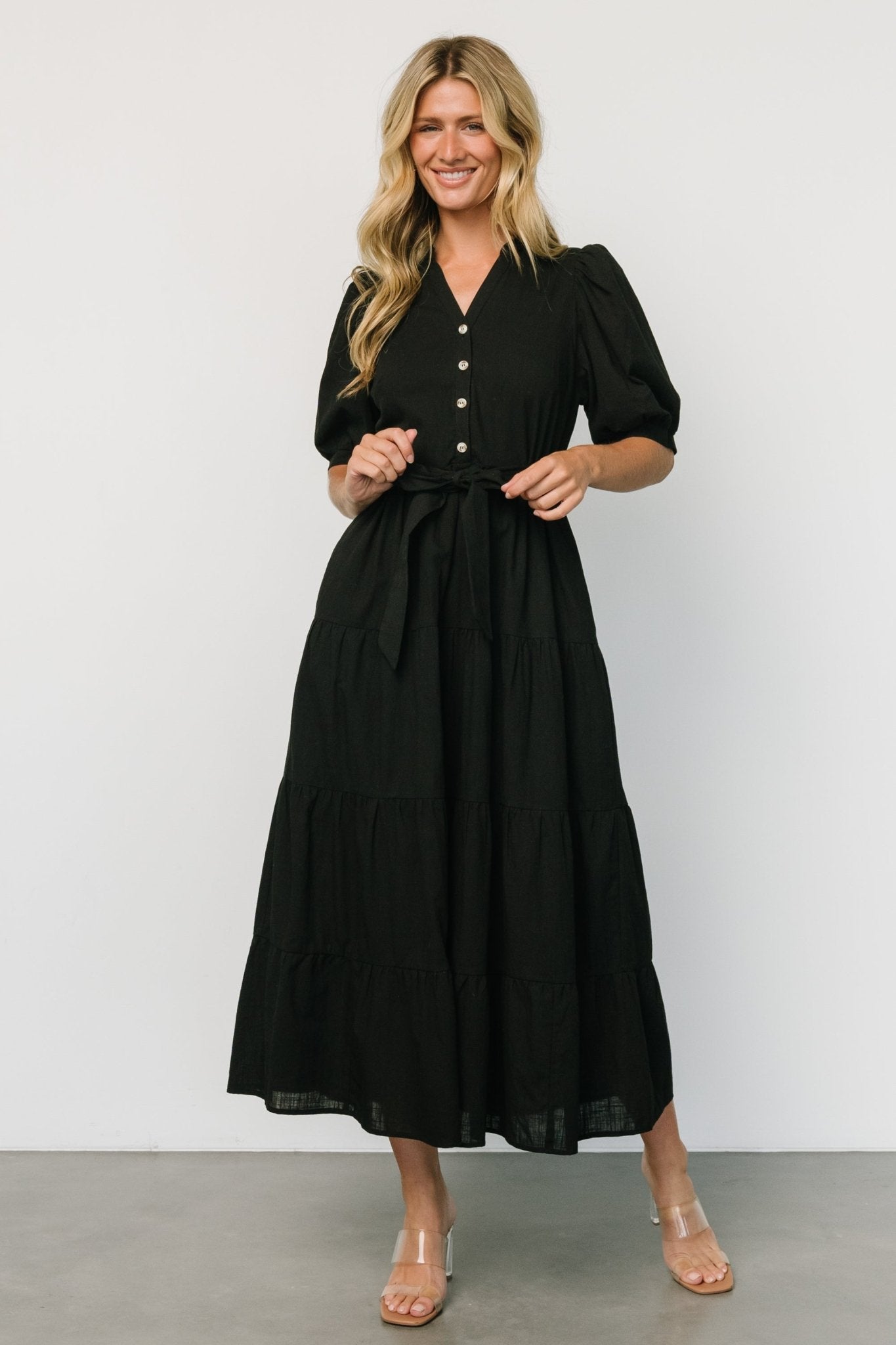 Camille Maxi Dress | Black - Baltic Born