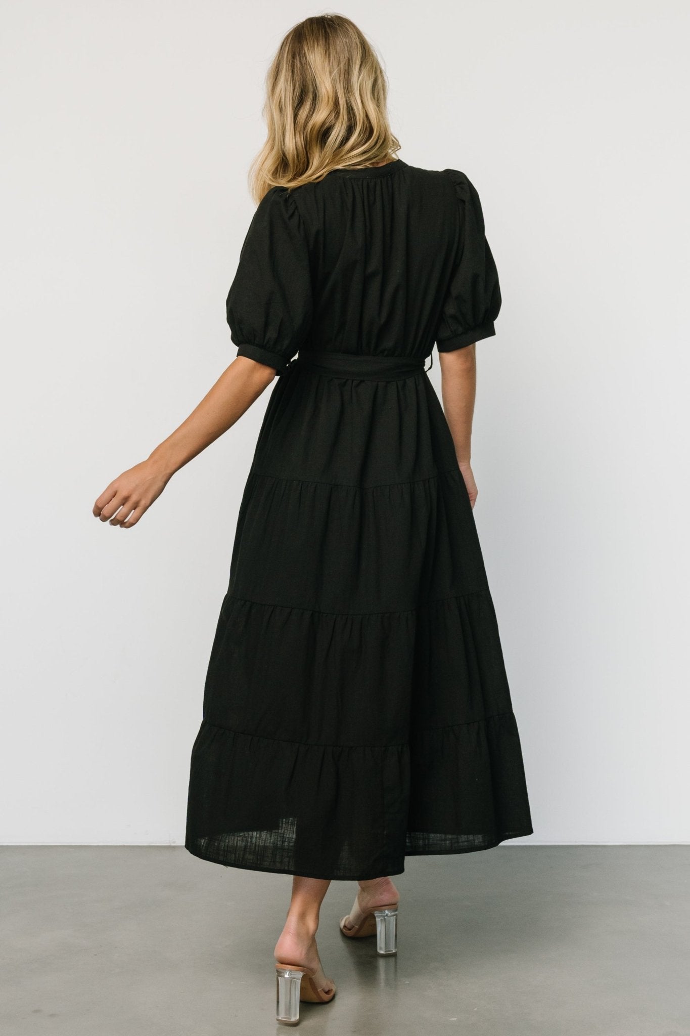 Camille Maxi Dress | Black - Baltic Born