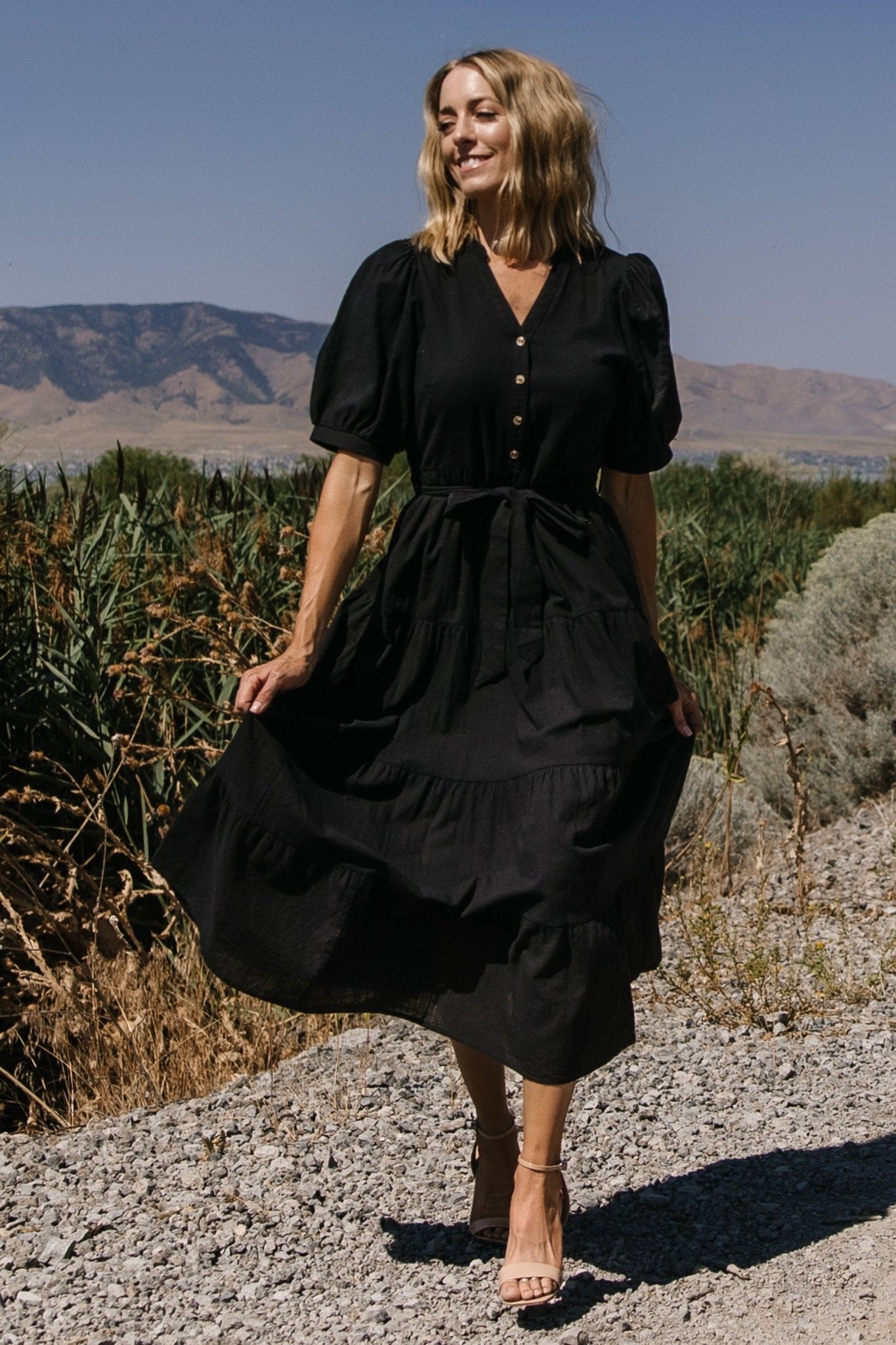 Camille Maxi Dress | Black - Baltic Born