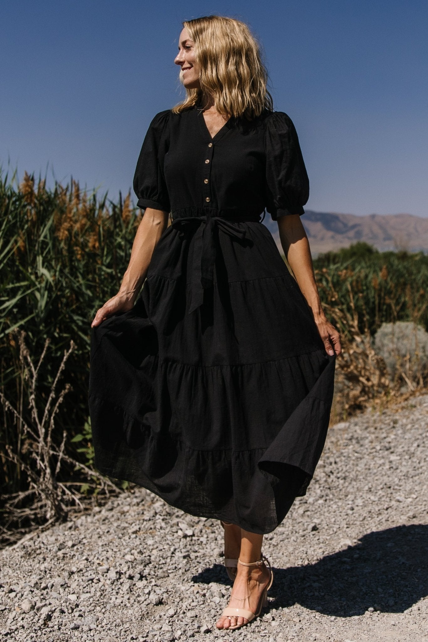 Camille Maxi Dress | Black - Baltic Born