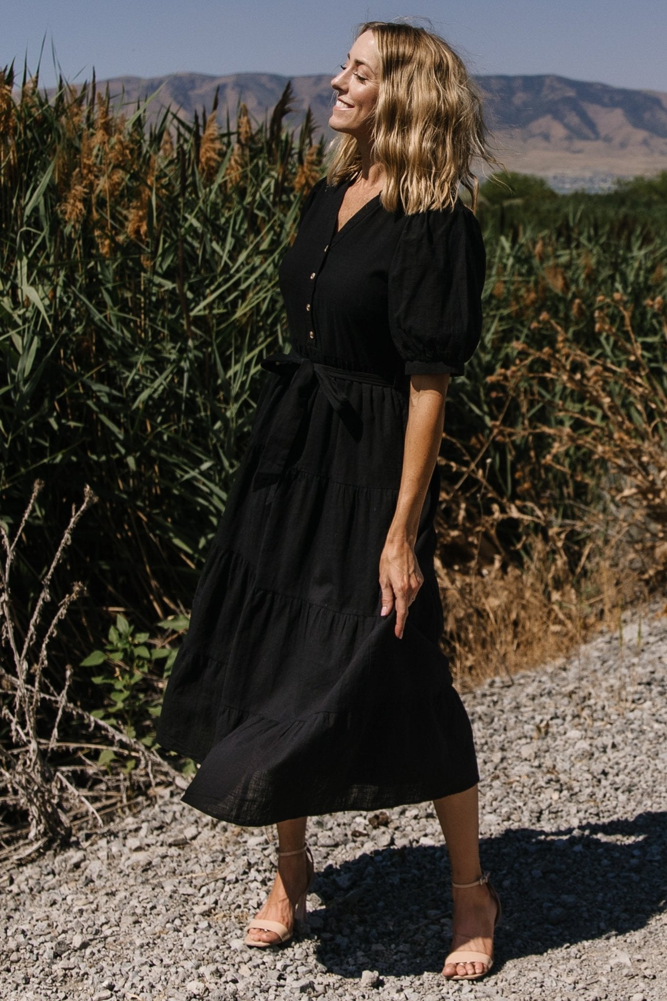 Camille Maxi Dress | Black - Baltic Born