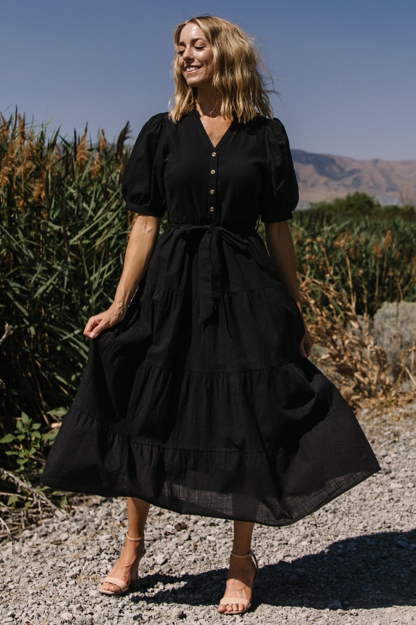 Camille Maxi Dress | Black - Baltic Born