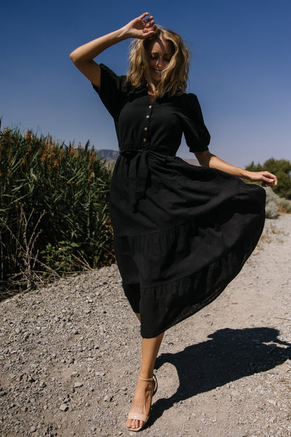 Camille Maxi Dress | Black - Baltic Born