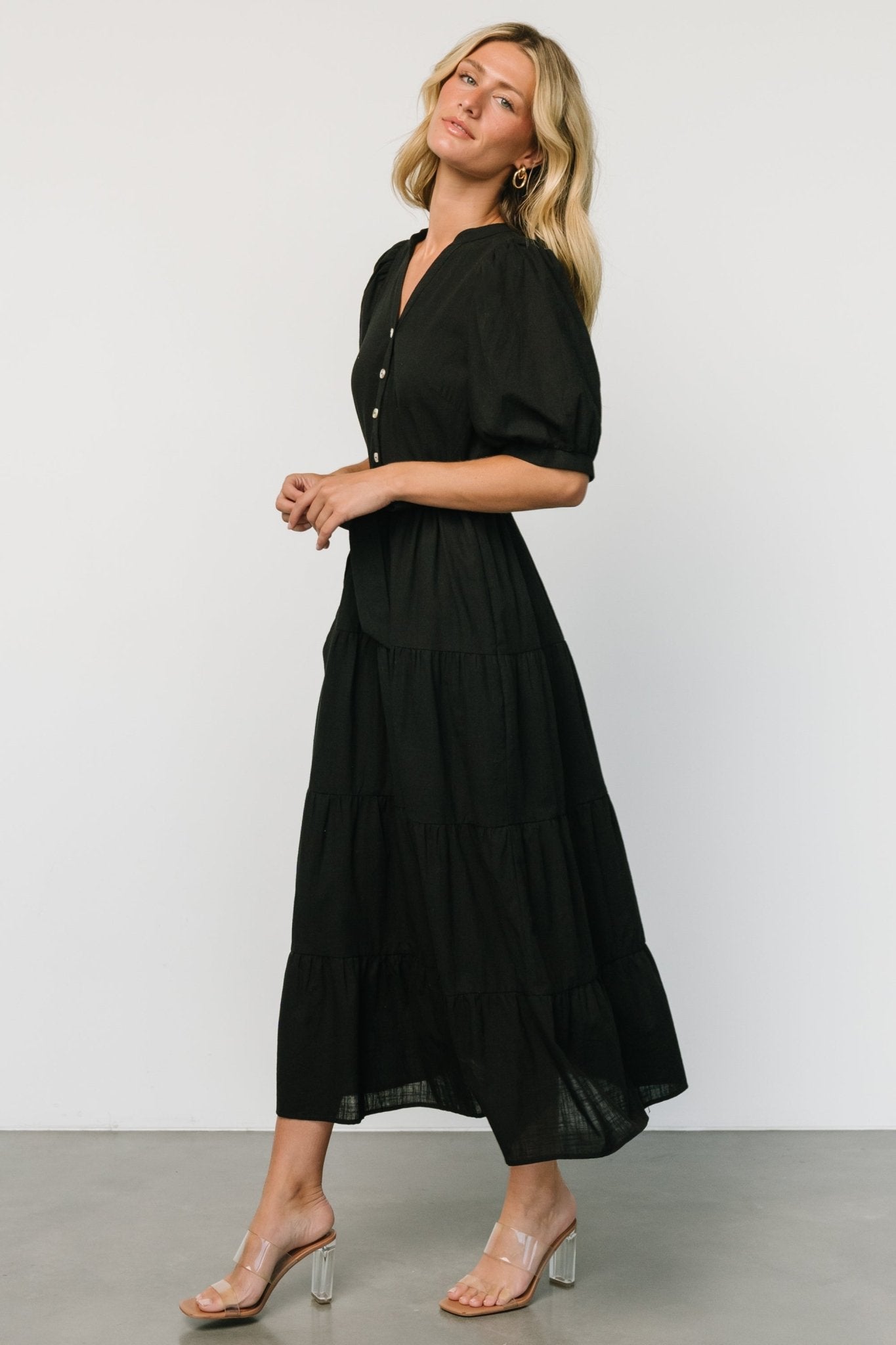 Camille Maxi Dress | Black - Baltic Born