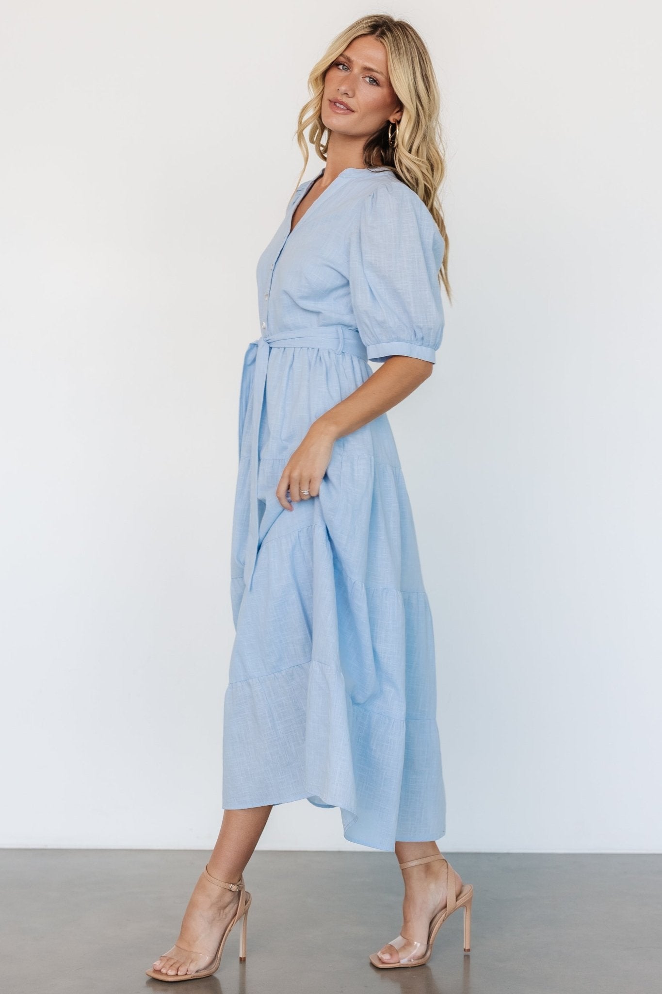 Camille Maxi Dress | Light Blue - Baltic Born