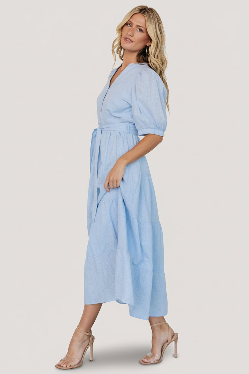Camille Maxi Dress | Light Blue