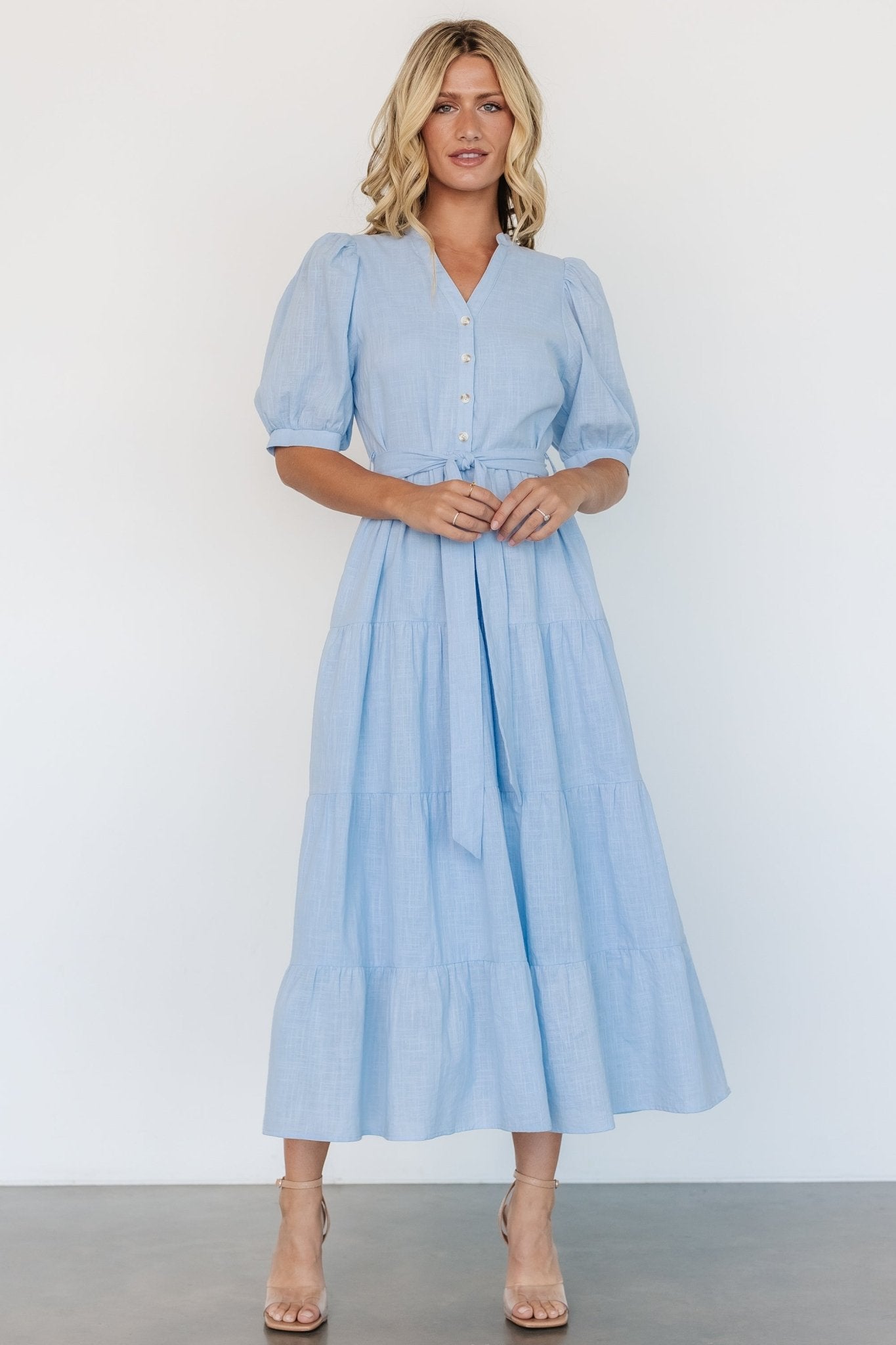 Camille Maxi Dress | Light Blue - Baltic Born