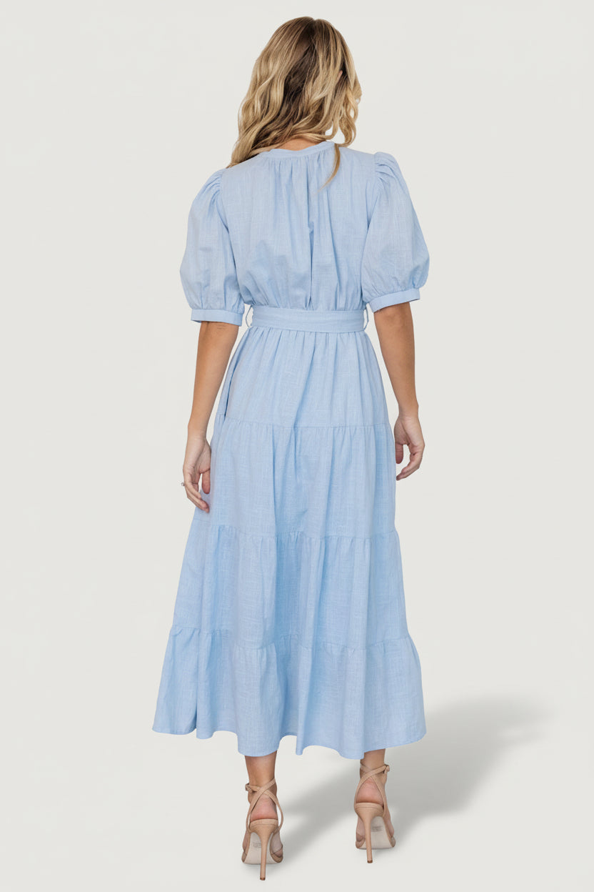 Camille Maxi Dress | Light Blue
