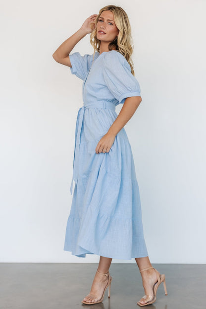 Camille Maxi Dress | Light Blue - Baltic Born