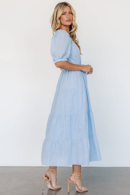 Camille Maxi Dress | Light Blue - Baltic Born