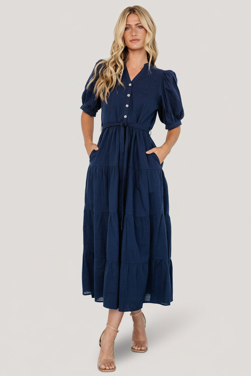 Camille Maxi Dress | Navy