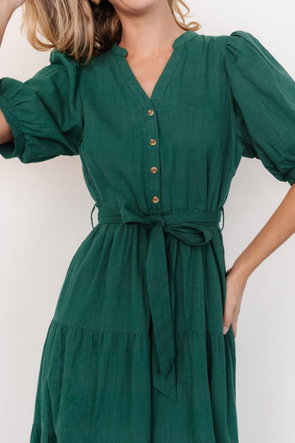 Camille Maxi Dress | Vintage Green - Baltic Born