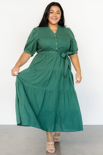 Camille Maxi Dress | Vintage Green - Baltic Born