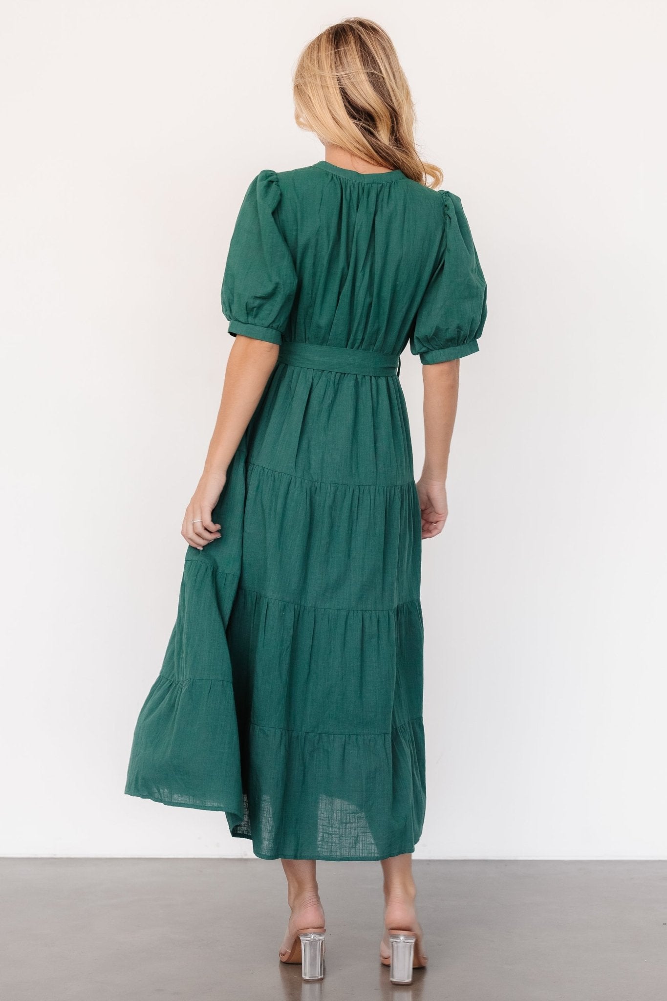 Camille Maxi Dress | Vintage Green - Baltic Born