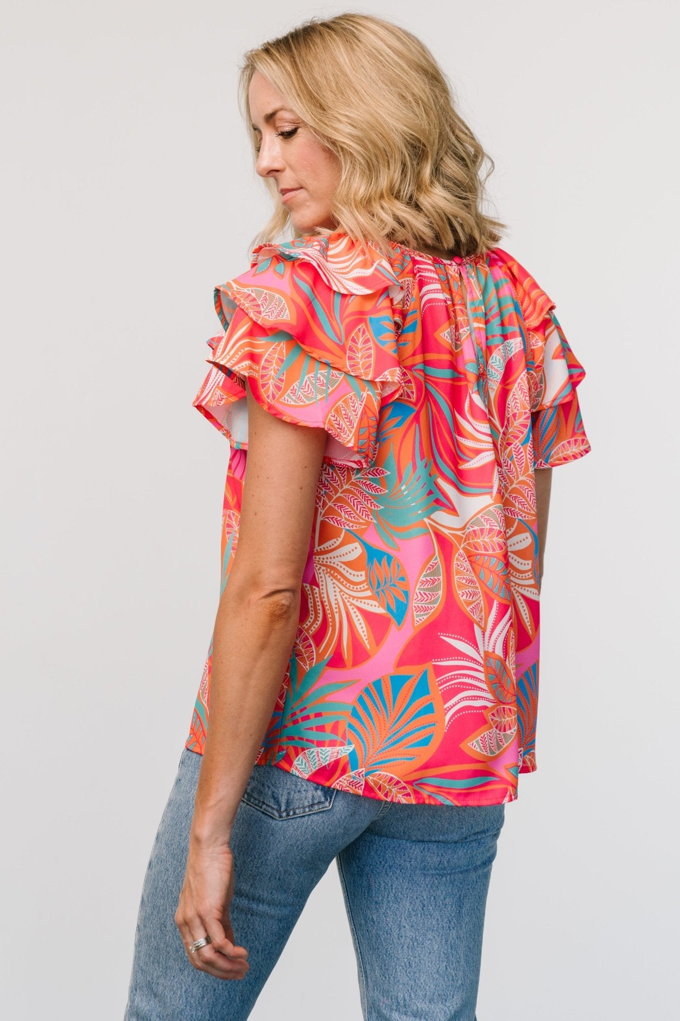 Cancun Top | Red Multi - Baltic Born