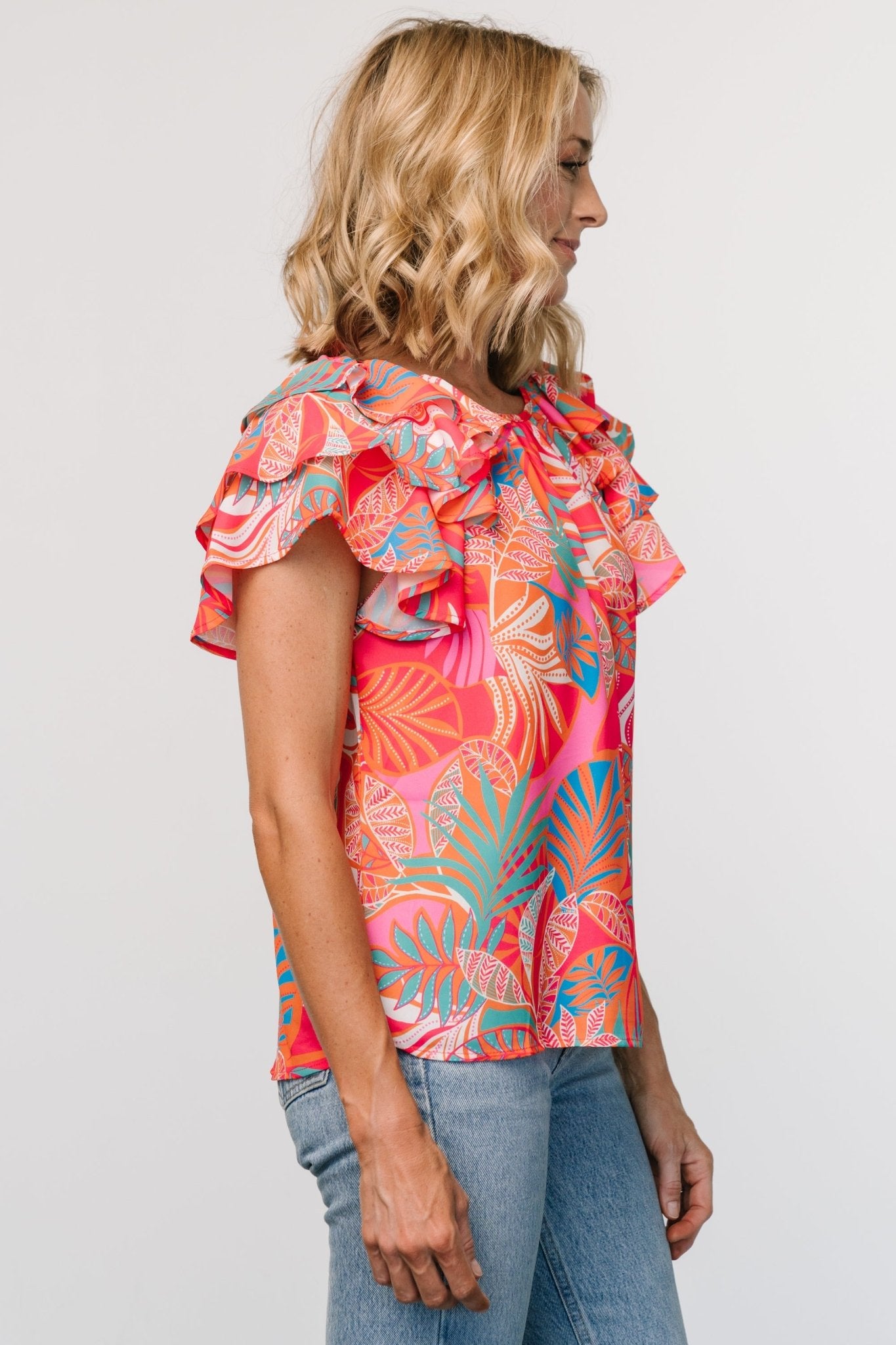 Cancun Top | Red Multi - Baltic Born