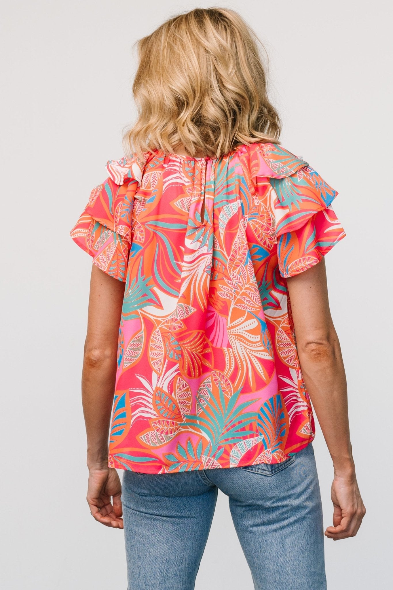 Cancun Top | Red Multi - Baltic Born