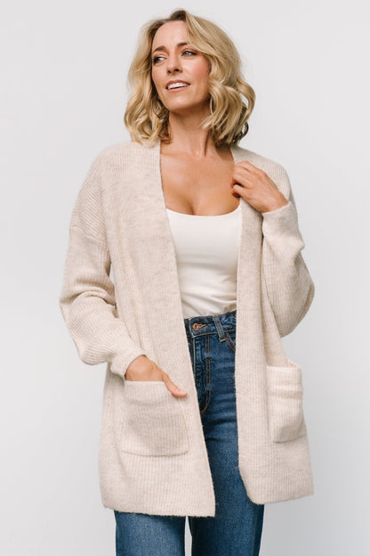 Carianne Knit Cardigan | Natural - Baltic Born