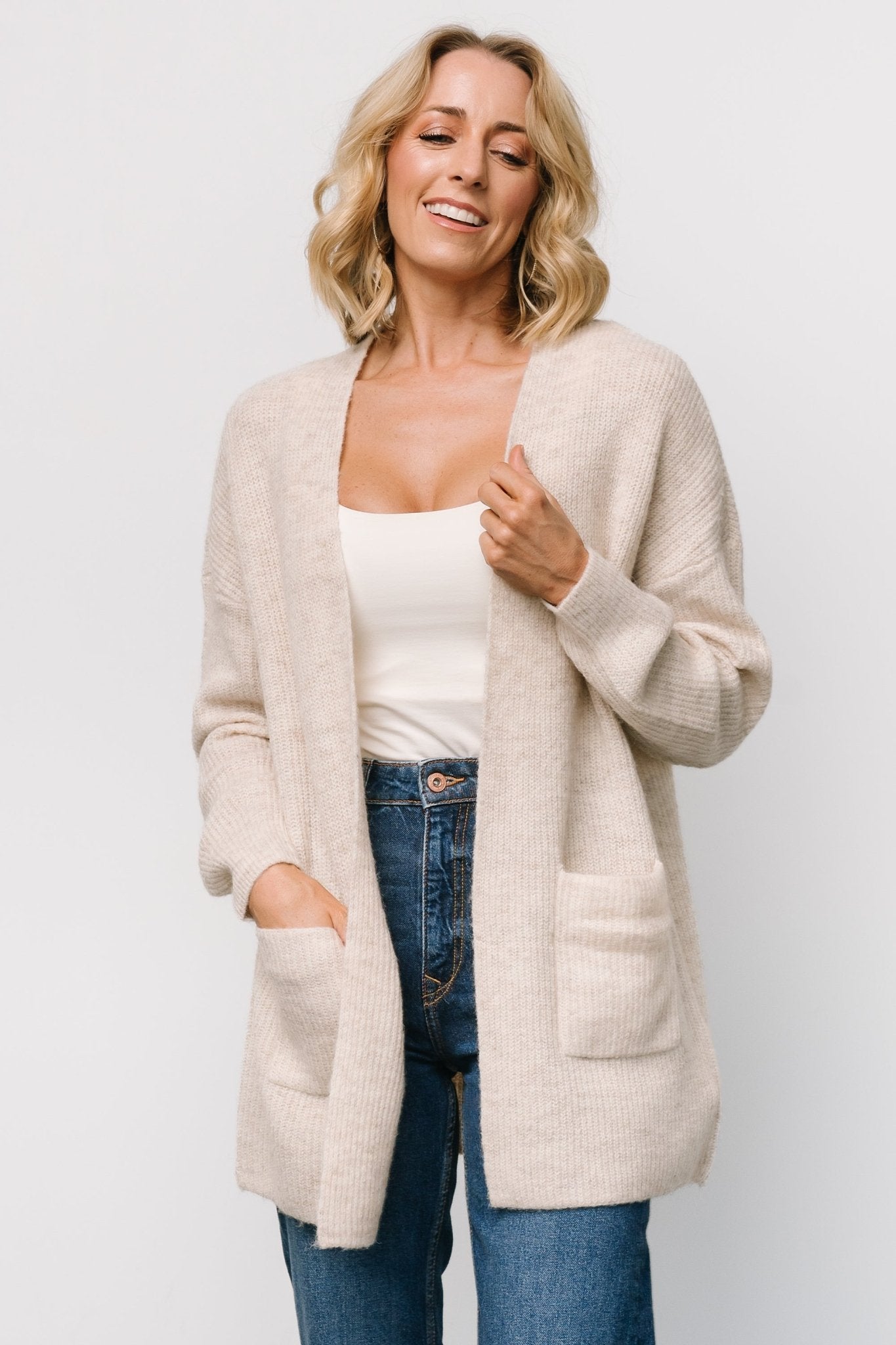 Carianne Knit Cardigan | Natural - Baltic Born