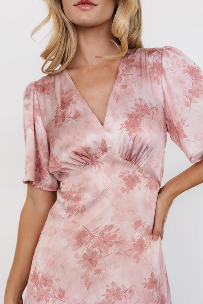 Carmen Maxi Dress | Blush Floral - Baltic Born