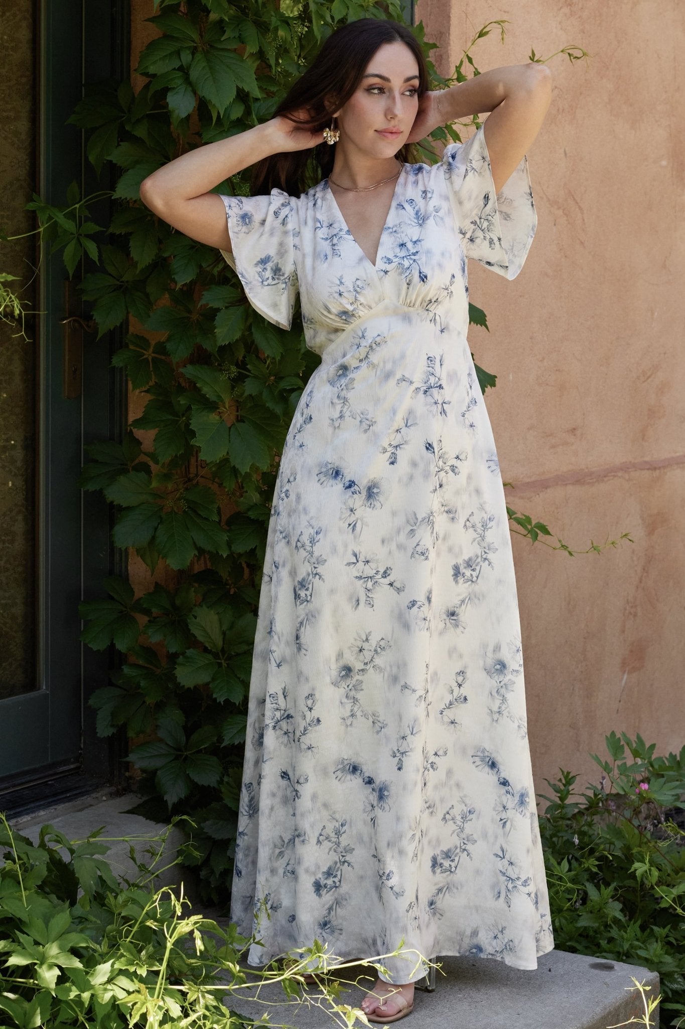 Carmen Maxi Dress - Snow White