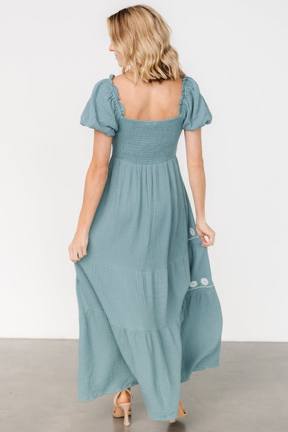 Carrington Maxi Dress | Vintage Teal - Baltic Born