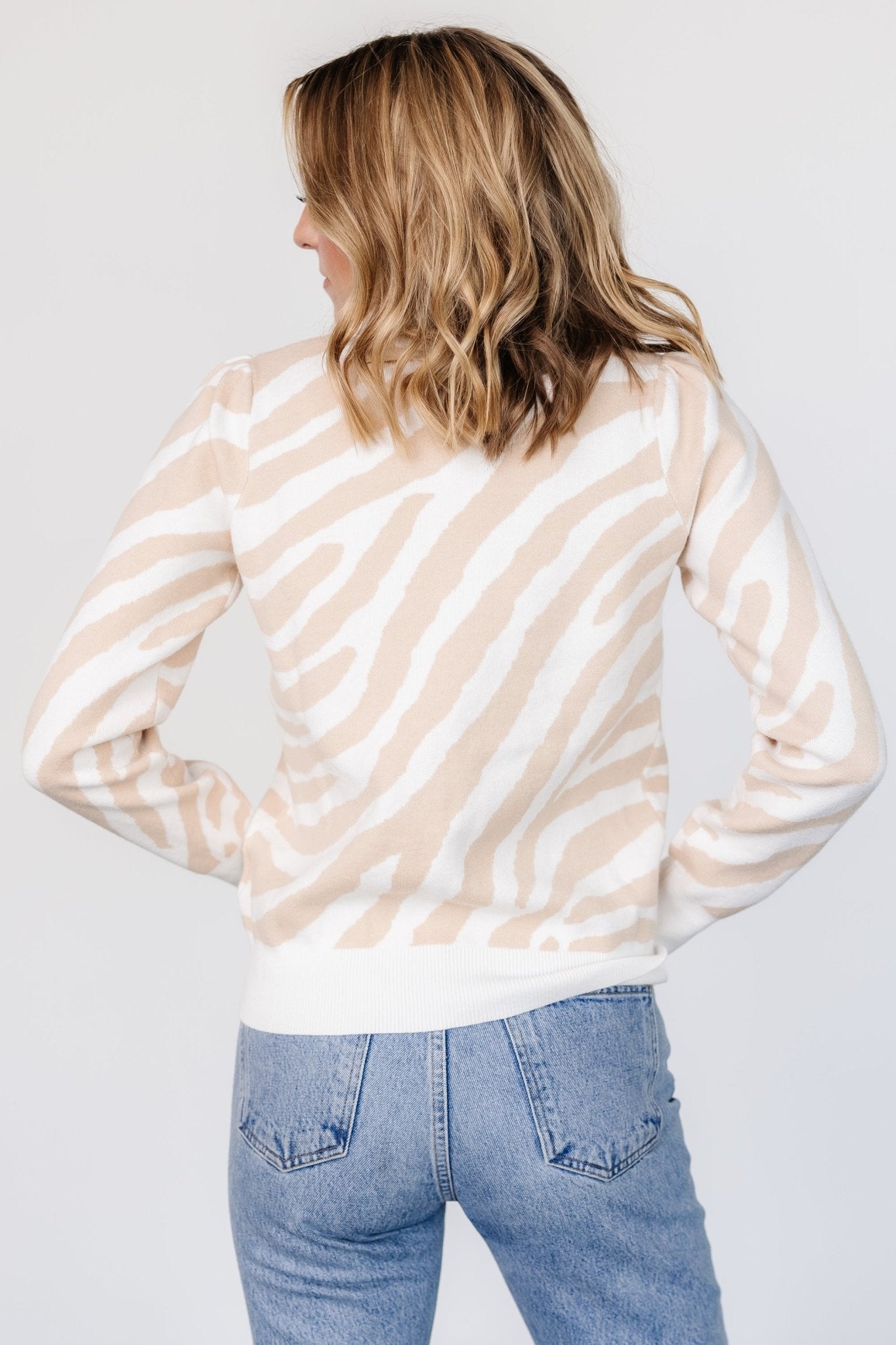 Carter Sweater | Oatmeal Print - Baltic Born