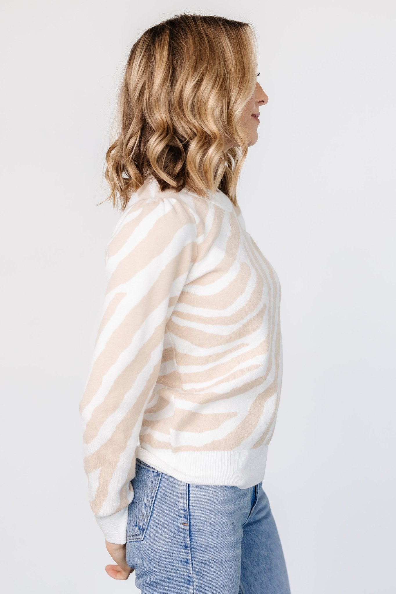 Carter Sweater | Oatmeal Print - Baltic Born