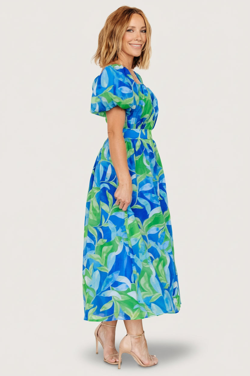blue with green dress Best Amara Boho Bling Party Sleeveless Maxi Dress Online main image 1