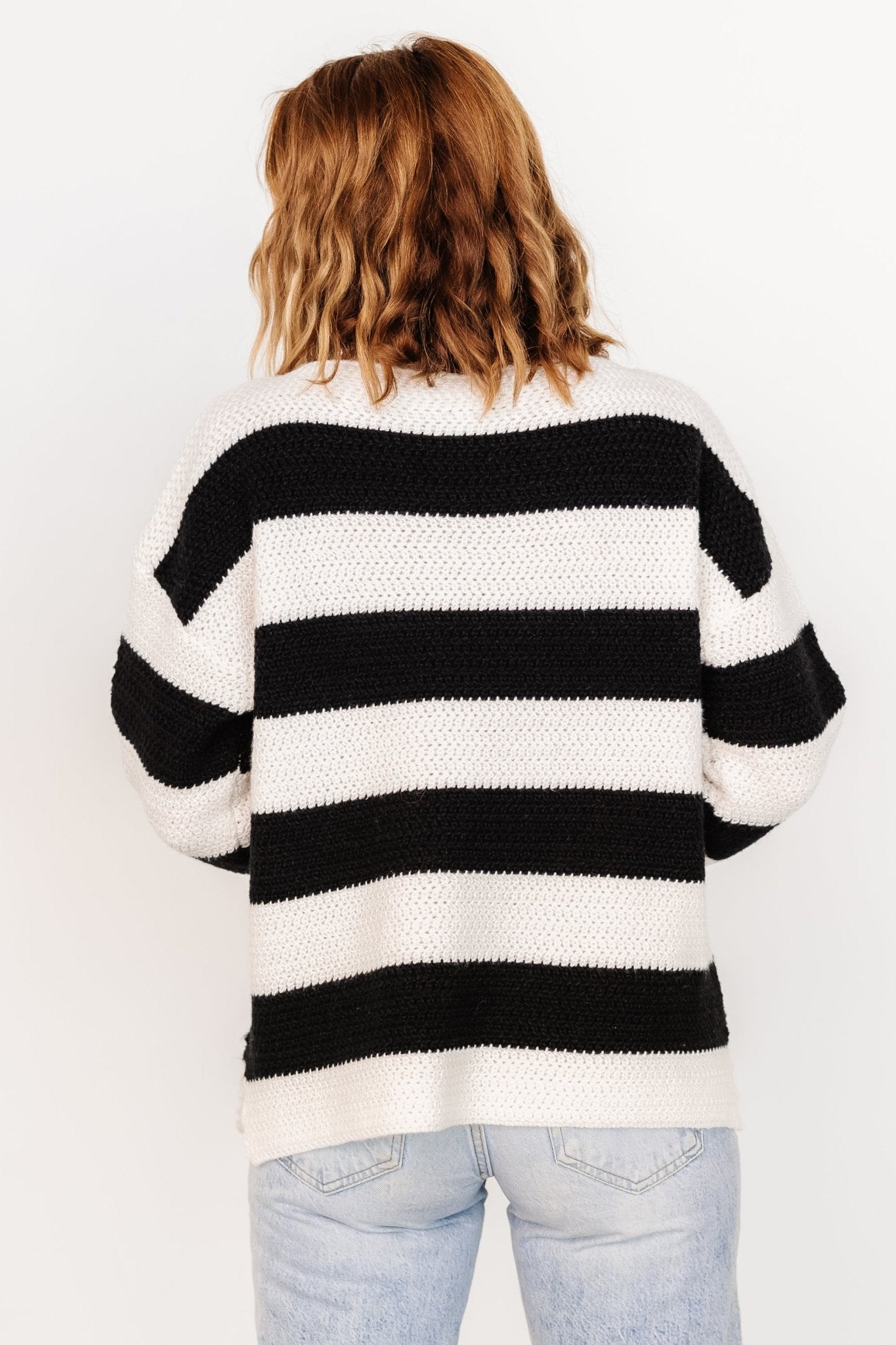 Cervinia Knit Sweater | Cream + Black - Baltic Born