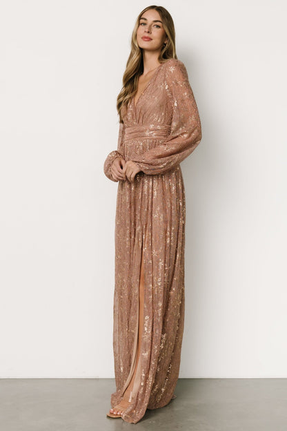 Charlene Maxi Dress | Rose Gold - Baltic Born