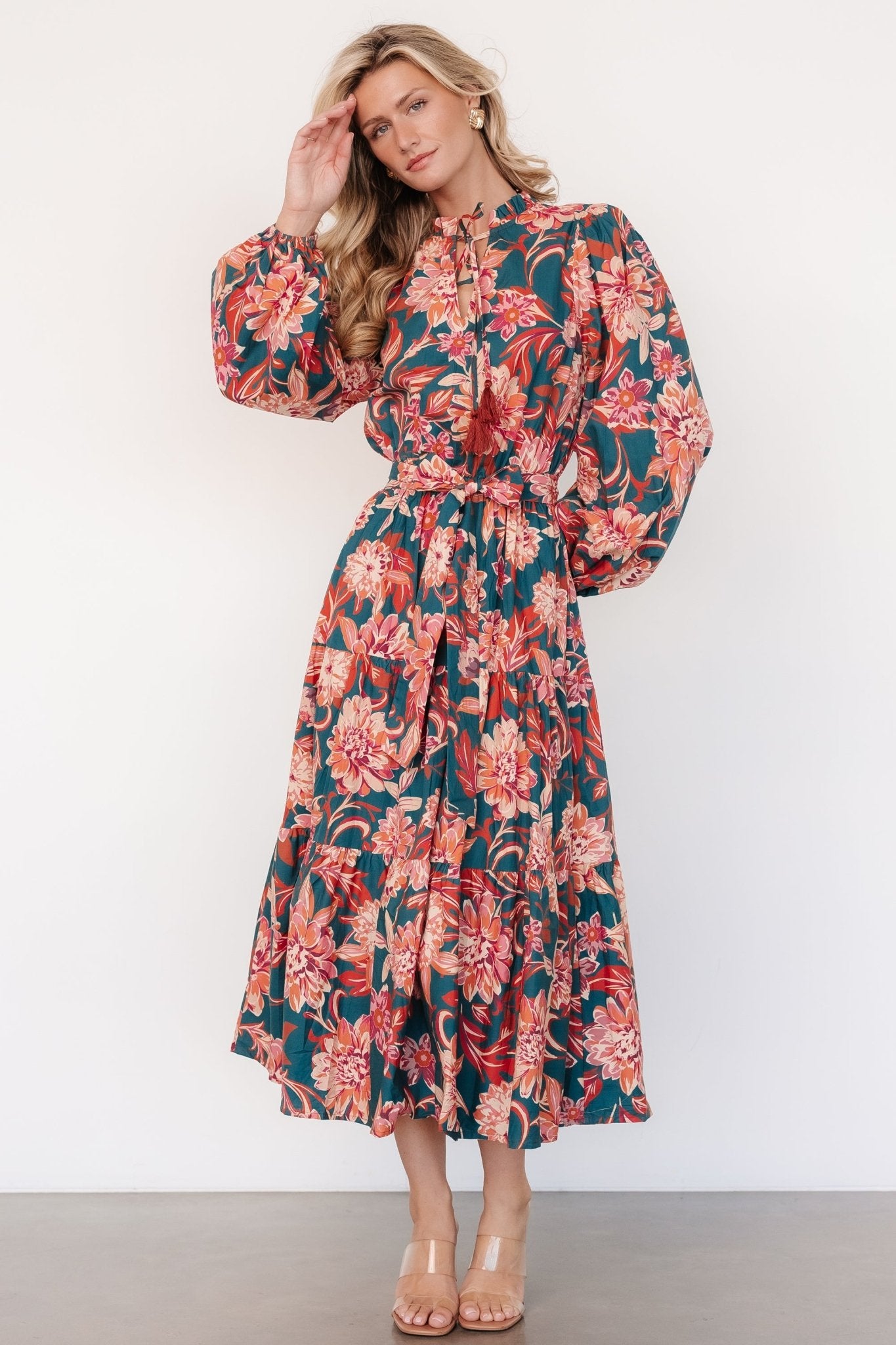 Charleston Dress | Jade Multi Floral - Baltic Born