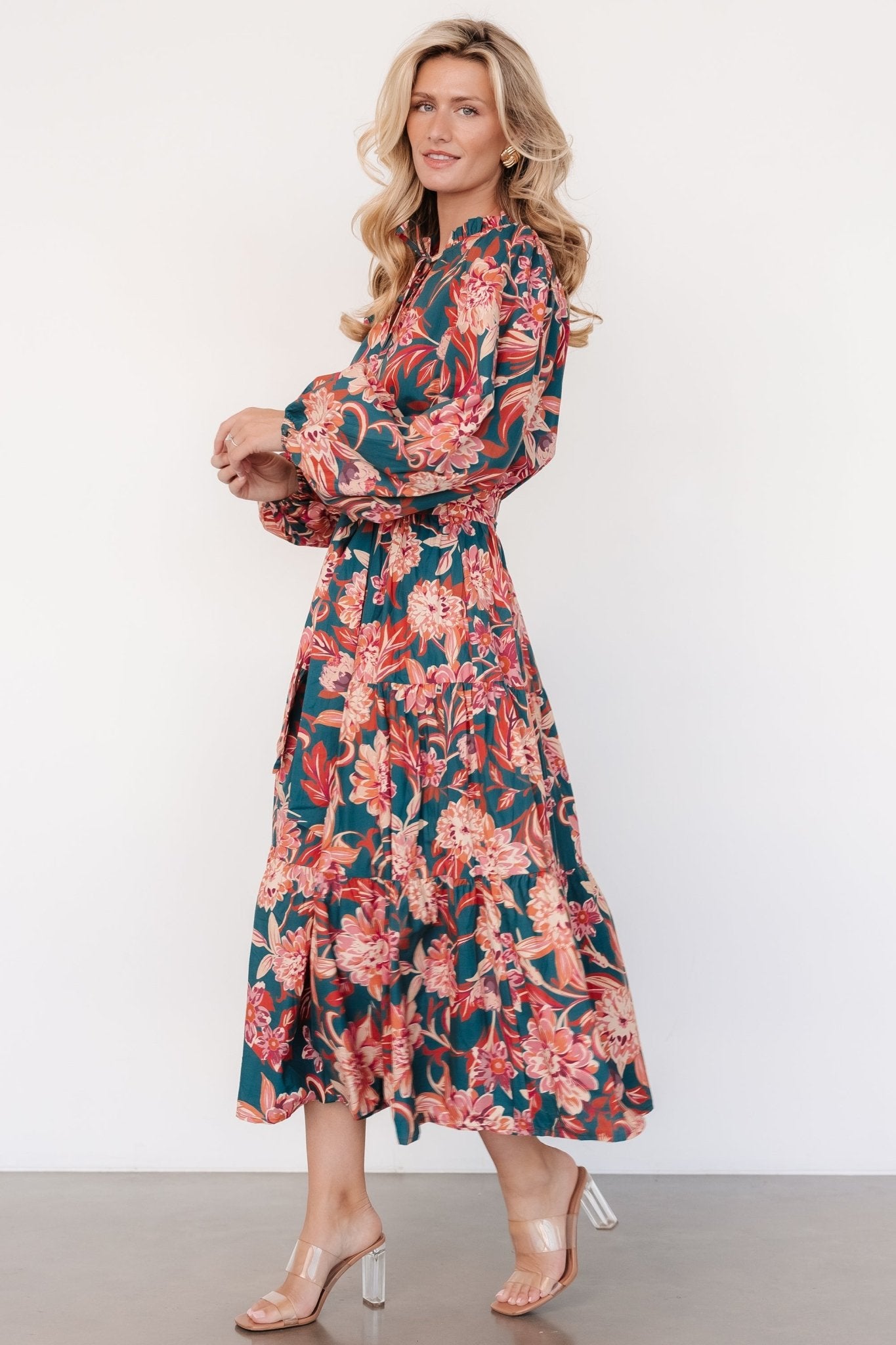 Charleston Dress | Jade Multi Floral - Baltic Born