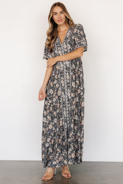 Cheryl Maxi Dress | Midnight Floral - Baltic Born