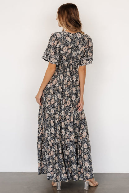 Cheryl Maxi Dress | Midnight Floral - Baltic Born