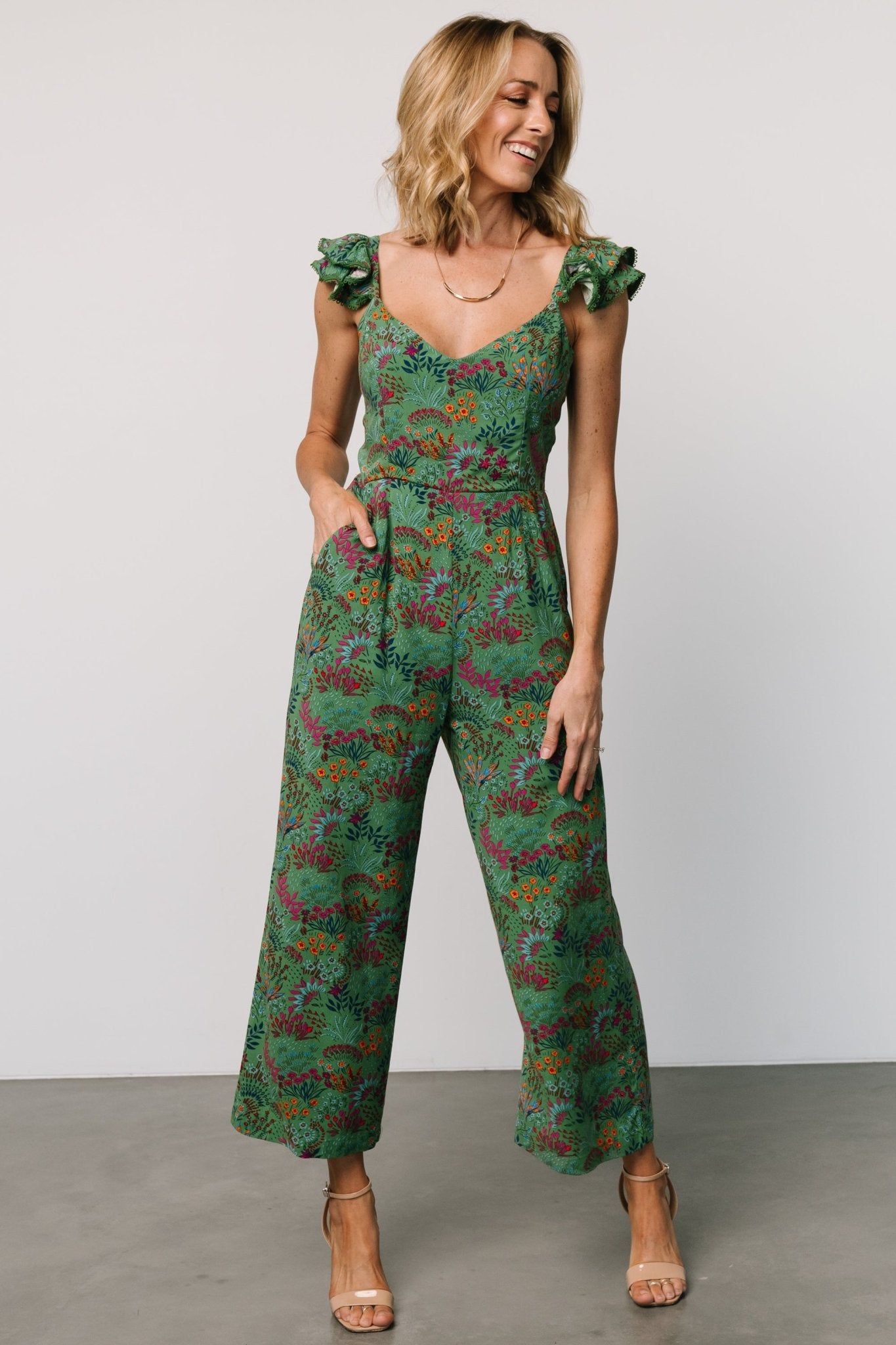 Chora Jumpsuit | Green Multi - Baltic Born