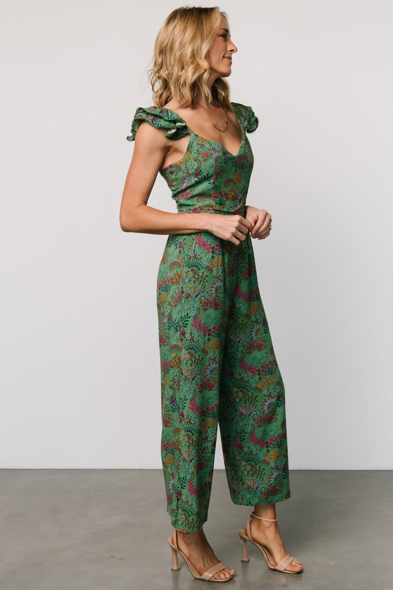 Chora Jumpsuit | Green Multi - Baltic Born