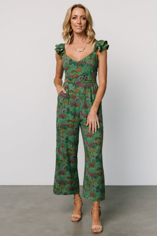 Chora Jumpsuit | Green Multi - Baltic Born