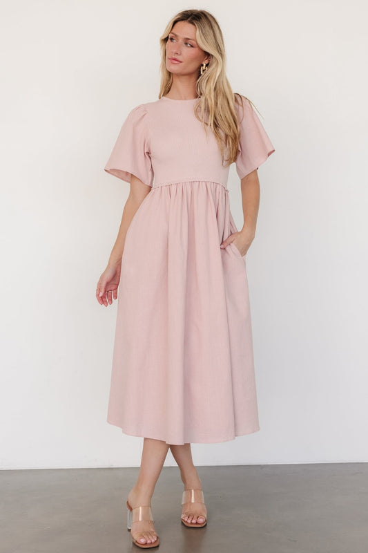 Cici Sweater Dress | Dusty Rose - Baltic Born