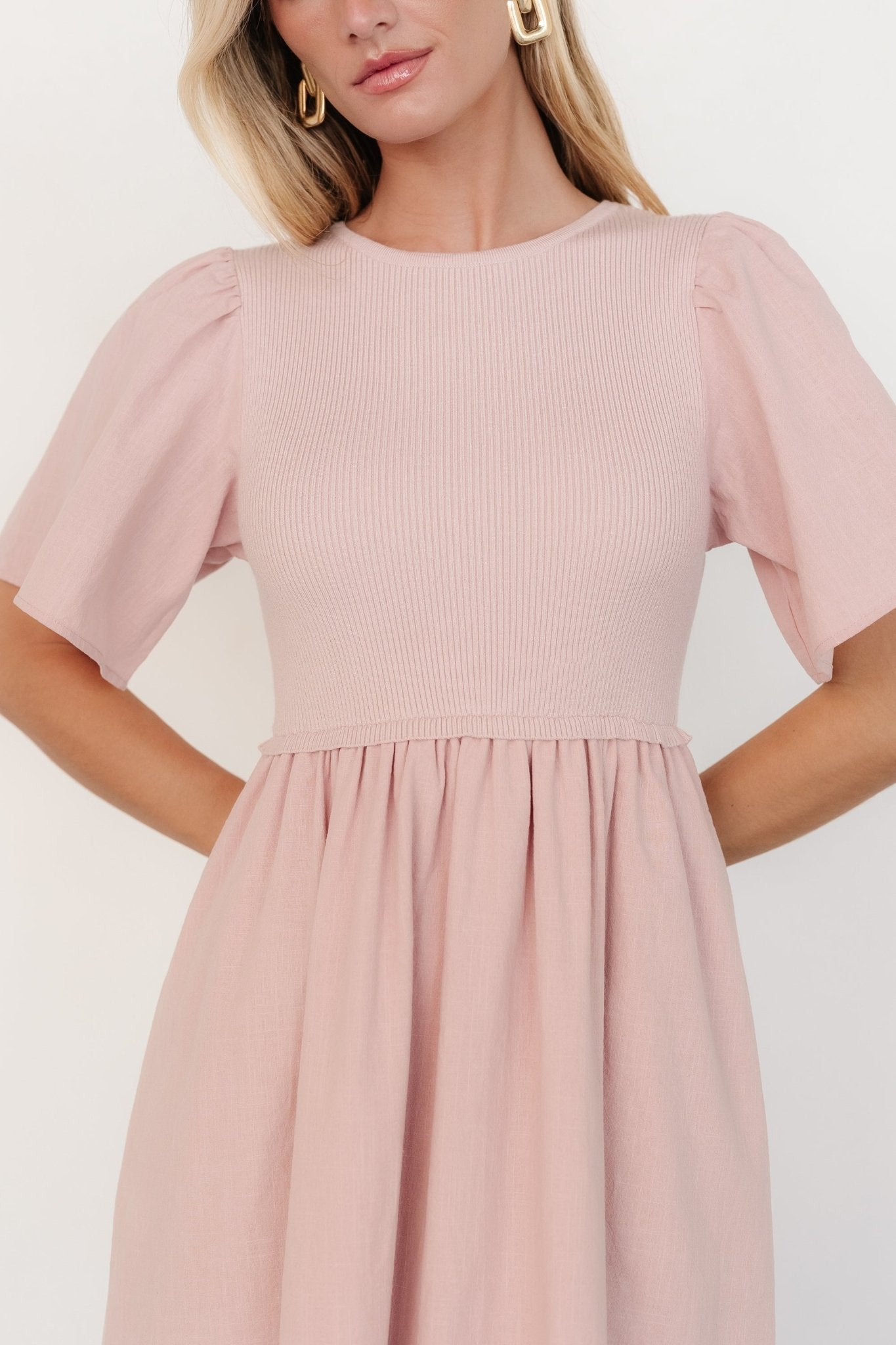 Cici Sweater Dress | Dusty Rose - Baltic Born